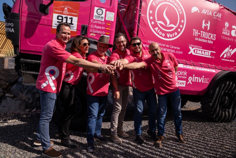 El 'Elefante Rosa' del 'Dakar por la Vida' Presentación 